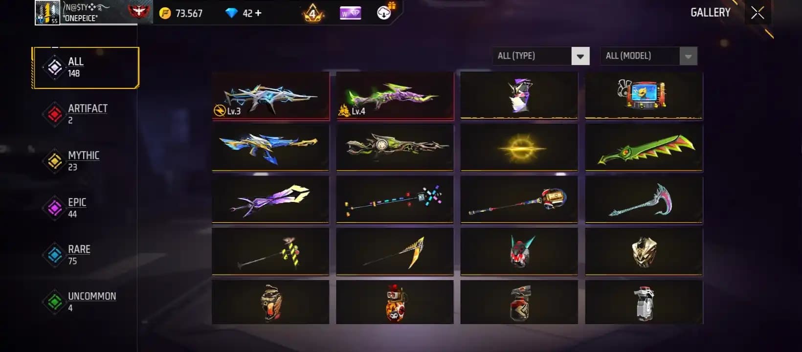Prime 4 Free Fire account