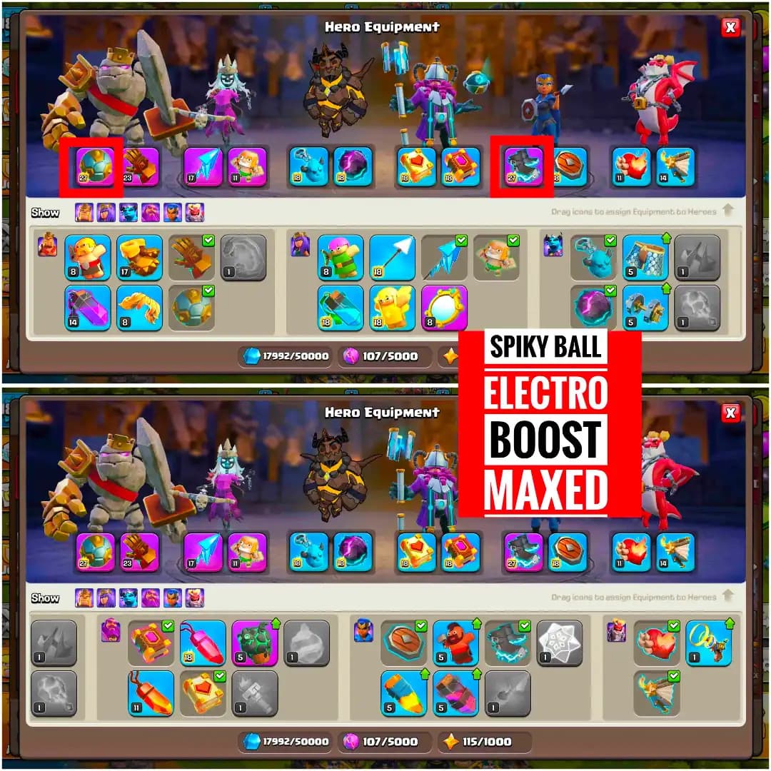 [RARE] TH18 NEAR MAX | DRAGON STATUS | 3 HERO MAX | 2 EPIC MAX | MAX WALL | HEROES: 92-105-50-80-55 | XP-180 | MAX DFC | FULL ACCESS | MAX DFC