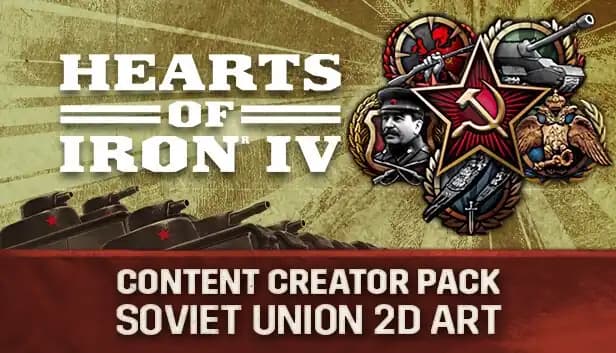Hearts of Iron IV: Content Creator Pack - Soviet Union 2D Art cover