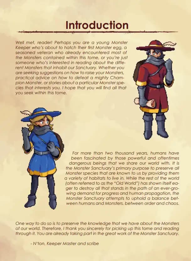 Monster Sanctuary - Monster Journal media 2