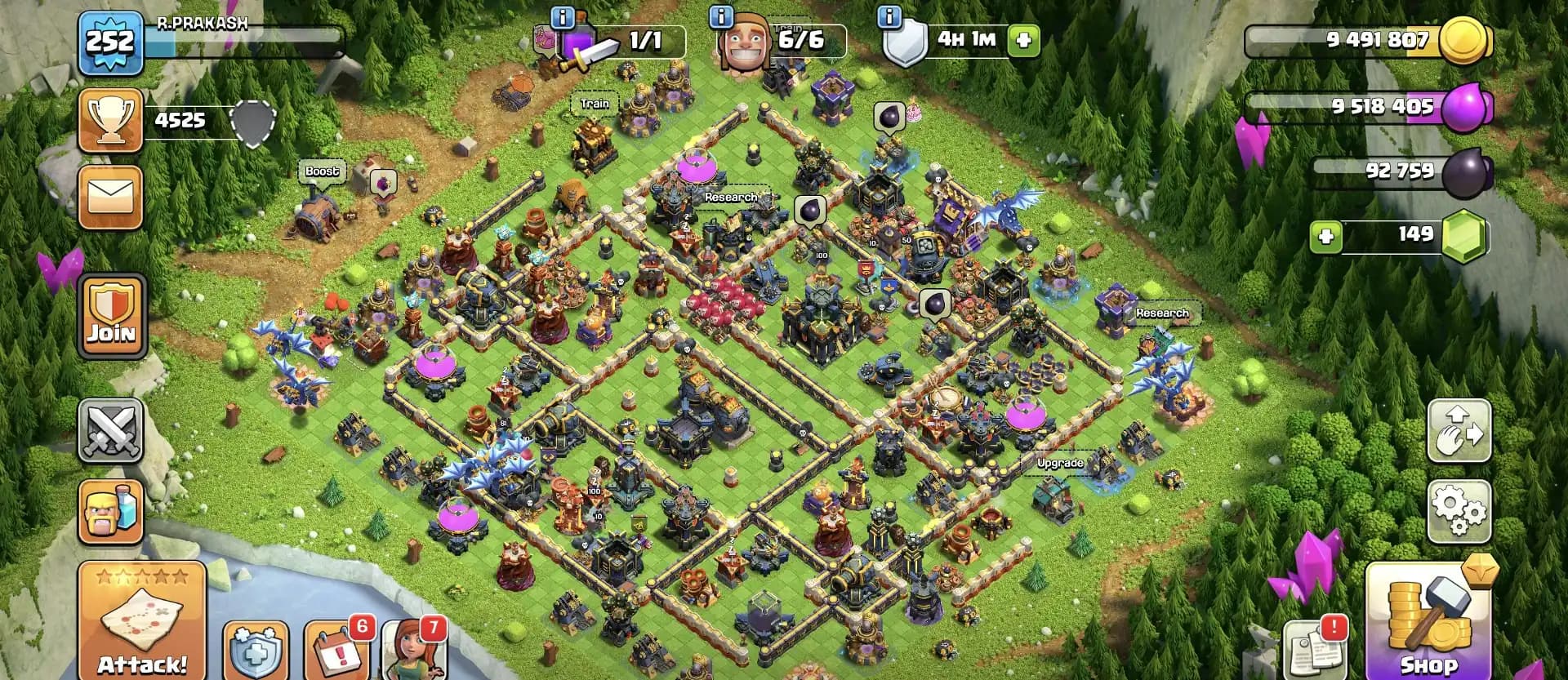 HEROS 100-100-81-75-50 🚀 TH 17 MAX ACCOUNT 😱 4 HEROS MAX ✔️ HIGH EPIC EQUIPMENT ⚡ B.B FULL MAX ✔️ EVERY SIDE WOW 🔥 SUPER OFFER