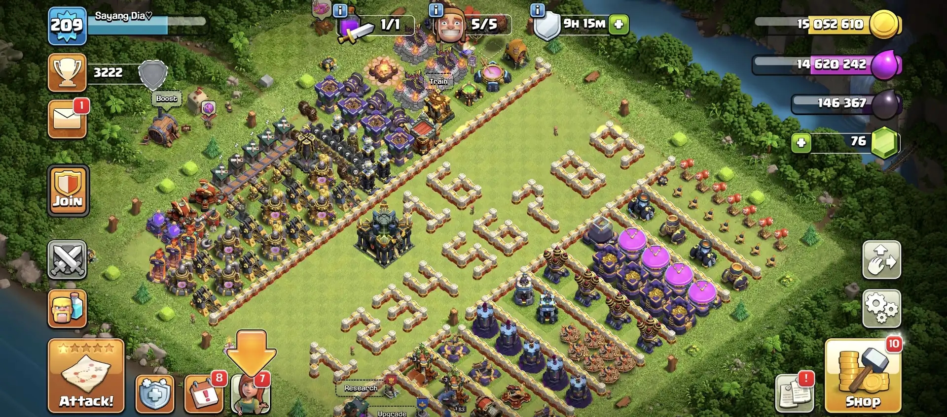 NICE OFFER 🔥 TH 16 WALL MAX ACCOUNT ✔️ GOOD DEF 🚀 HERO 62-82-54-53-39 🔥 EPIC EQUIPMENT ✔️ EVERY SIDE NICE 🔥 GREAT DEAL