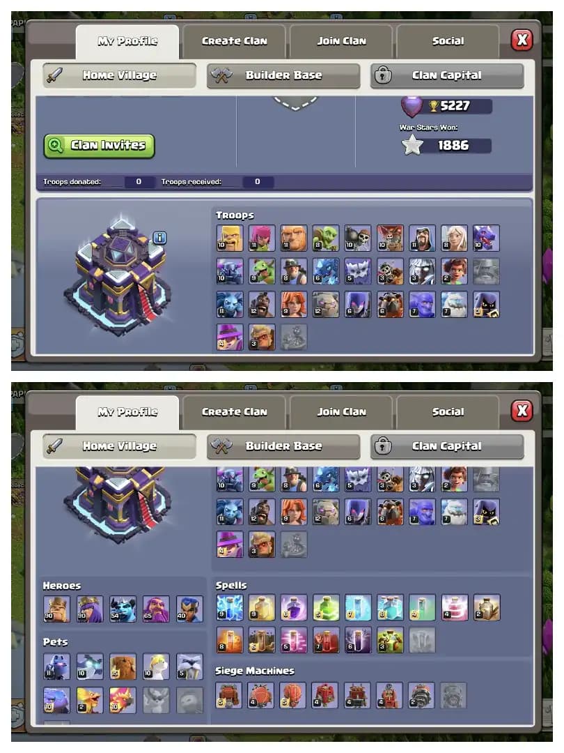 Fantastic Offer 🚀 Th 15 Max Account 🔥 Equipment Available 🛎️ Heros 90-90-54-65-40 ✔️ Heros Skin 🛎️ Every Side Super Quality ✔️ Best Offer