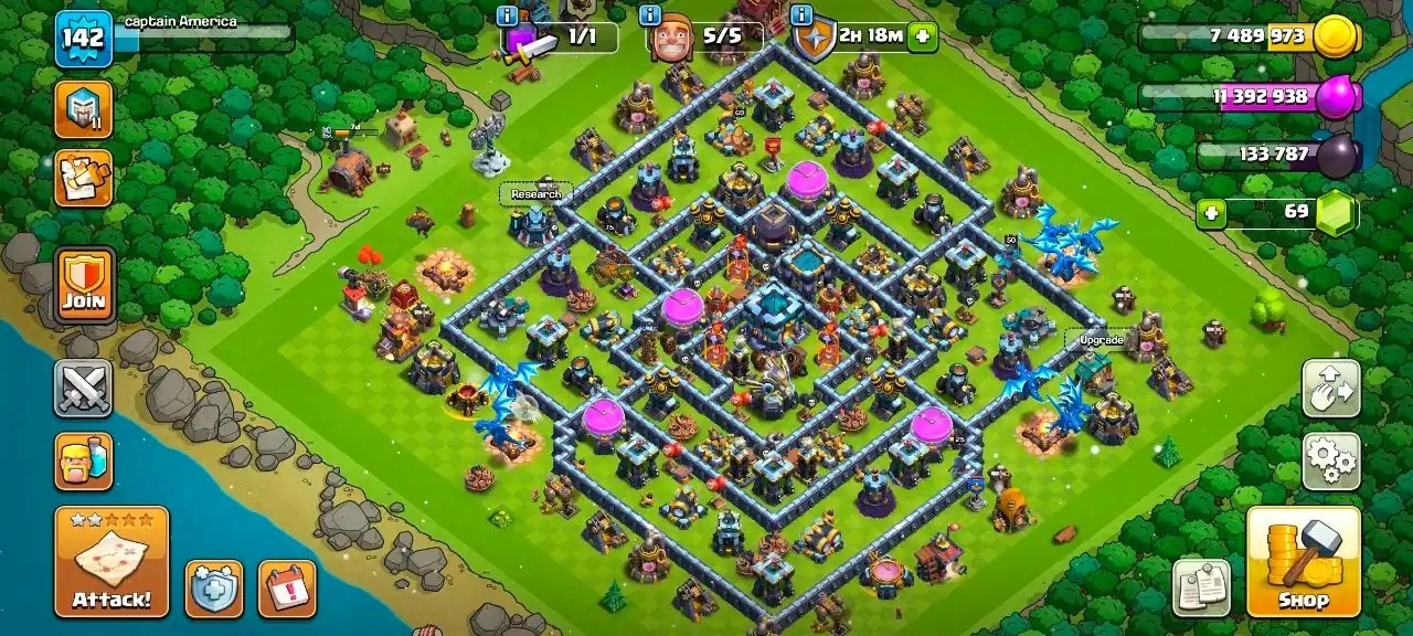 Th 13 Defences max , 2 Epic equipments , NC - Free , Many Magic items Both Android and iOS