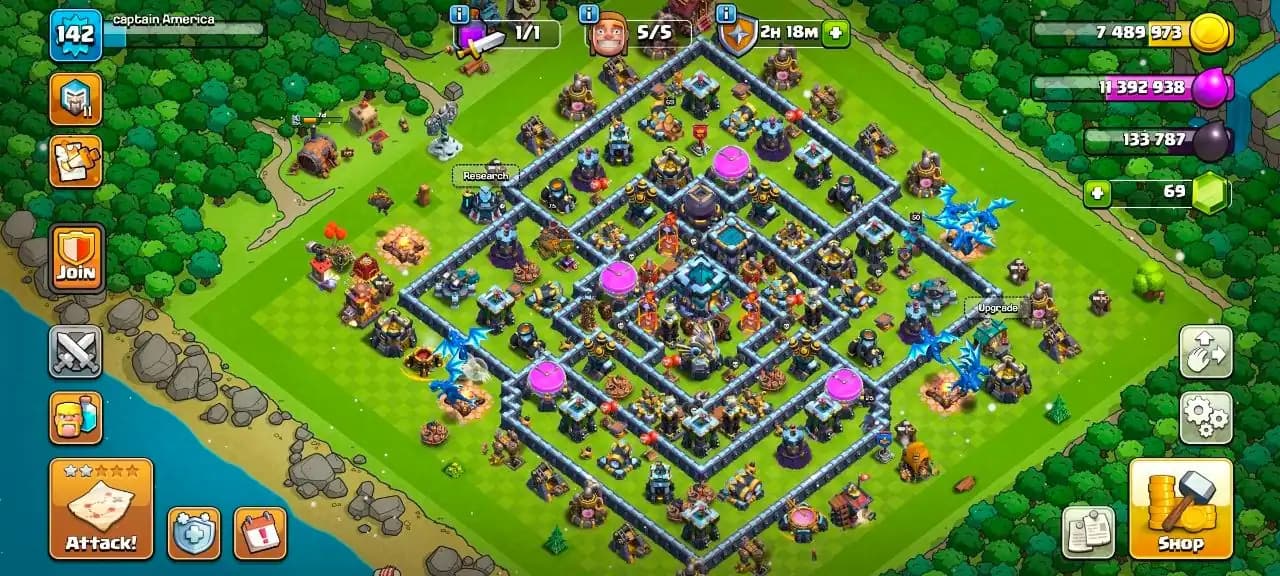 Th 13 Defences max , 2 Epic equipments , NC - Free , Many Magic items Both Android and iOS