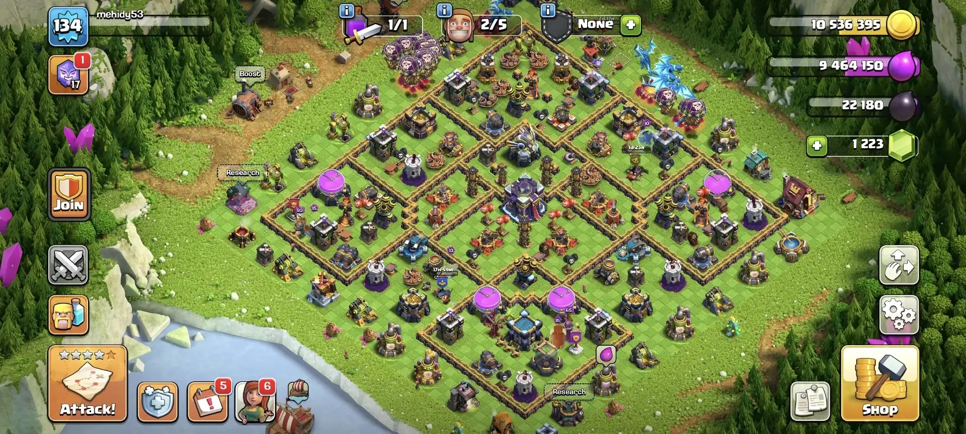 BEST DEAL ➤TH15 NEAR MAX ➤GOLDEN WALL ➤HEROES: 58-63-43-25-15 ➤EPIC: GG+FA ➤558 WS ➤XP-132 ➤PIXEL SCENERY ➤ANDROID & IOS BOTH - Global