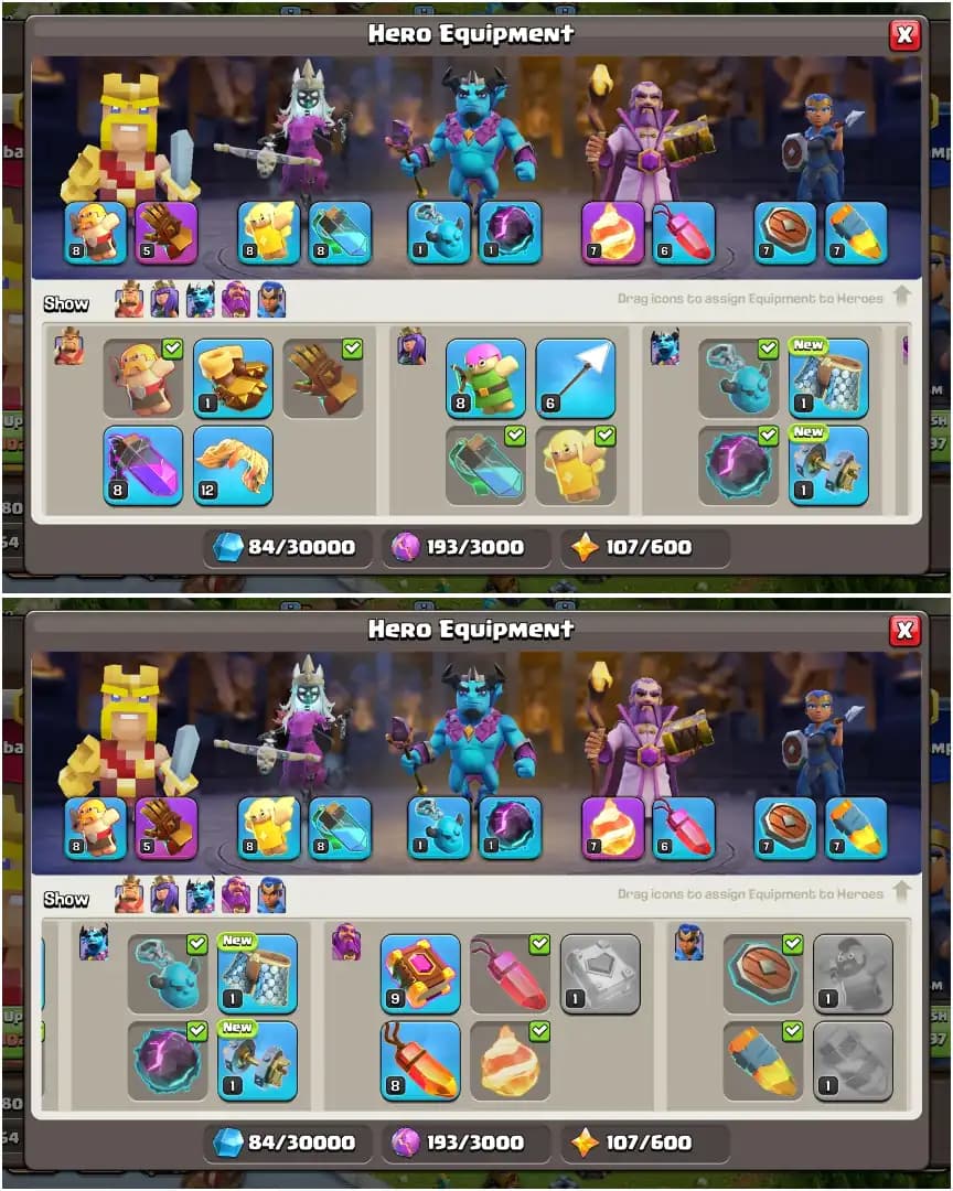 BEST DEAL ➤TH15 NEAR MAX ➤GOLDEN WALL ➤HEROES: 58-63-43-25-15 ➤EPIC: GG+FA ➤558 WS ➤XP-132 ➤PIXEL SCENERY ➤ANDROID & IOS BOTH