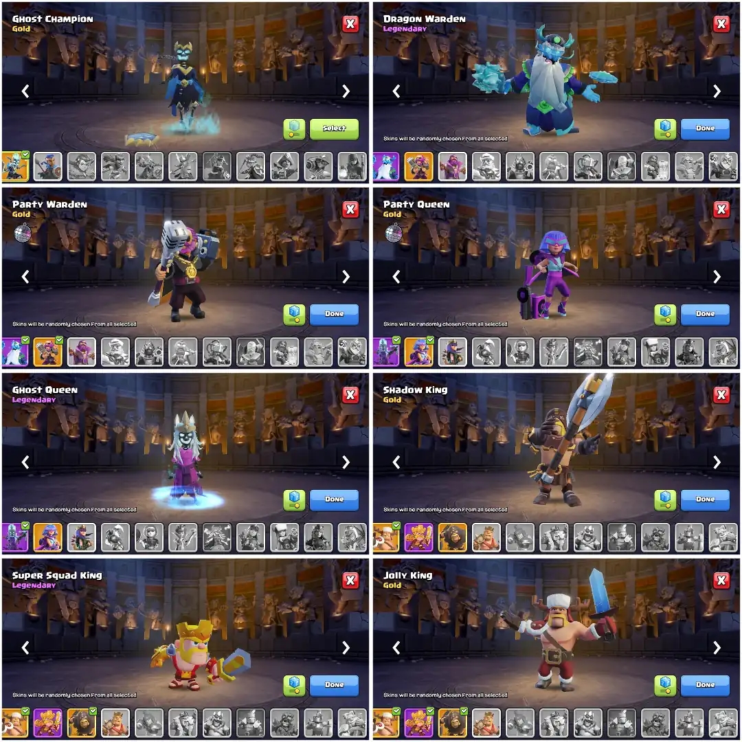 1200+ CWL MEDALS ❖TH16 MAX ❖NC YES ❖HEROES: 82-86-58-60-36 ❖2.2K GEMS ❖6B ❖1220 WS ❖EPIC: SB-17|GG-23|MM-14|FA-23|FB|LP|RS-20|EB | FULL ACCESS - Global