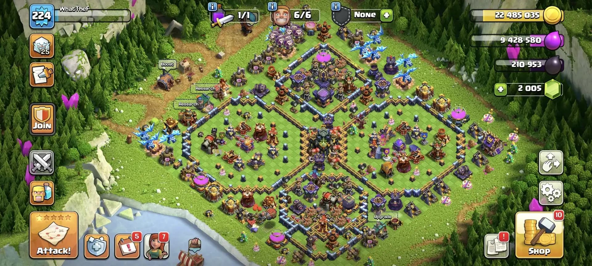 SUPER DEAL | TH17 NEAR MAX | NC YES | HIGH EPIC | HEROES: 85-97-70-71-45 | XP-223 | 1912 WS | PETS- 10/10/10/10/10/10 | GOOD DFC