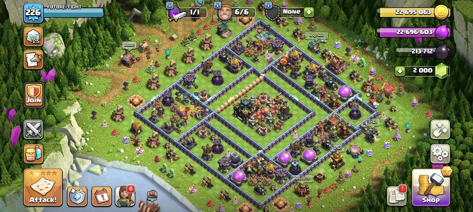 TH17 NEAR MAX | PURPLE WALL | ALL EPIC | XP-227 | HEROES: 82-87-62-64-37 | NC YES | 1962+WS | 8X SKIN | BEST DEAL | FULL ACCESS - Global