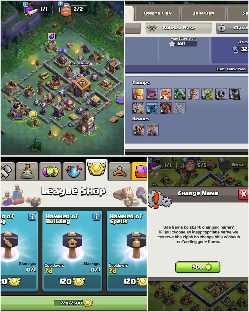 NOTHING TO LEFT ➤TH13 FULL 200% MAX ➤NC YES ➤HEROES: 75-75-50-50-25 ➤EPIC AVL ➤680+ WS ➤XP-181 ➤230 MEDALS ➤EMAIL CHANGE AVAILABLE