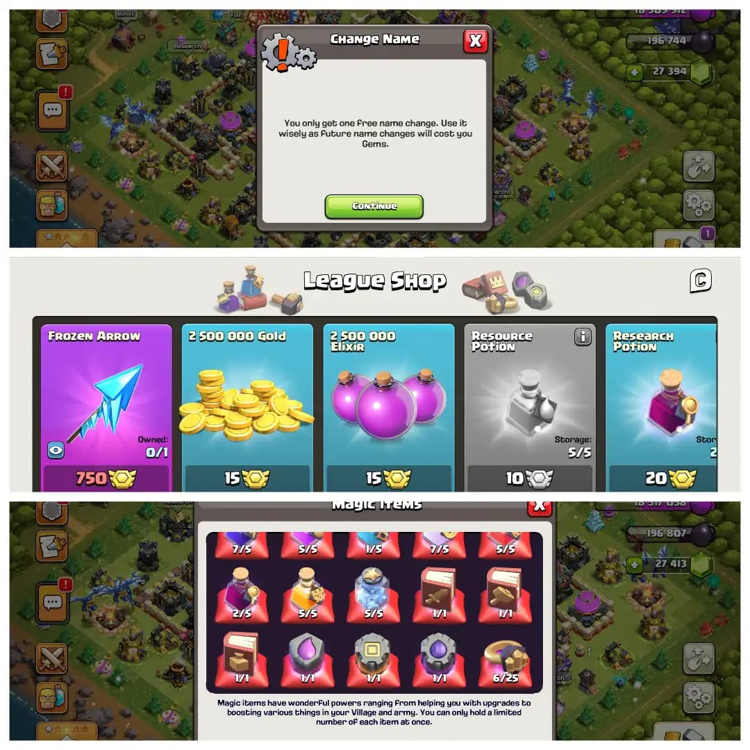 Christmas Offer🎄Th 18 High Gems Account🔥 28.4K Gems ✨Almost Max Account ✨ Heros 100-100-75-75-50 🔥 Super Quality Account ✨ Big Discount