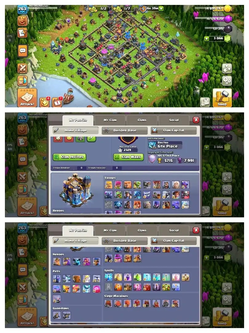 EXP-263 | TH18 ALMOST MAX | MAX HERO | 6 EPIC MAX OTHERS HIGH | HEROS- 104-105-94-80-55 | 13 EPIC | NC-404 | MADELS-404 | FULL ACCESS - Global