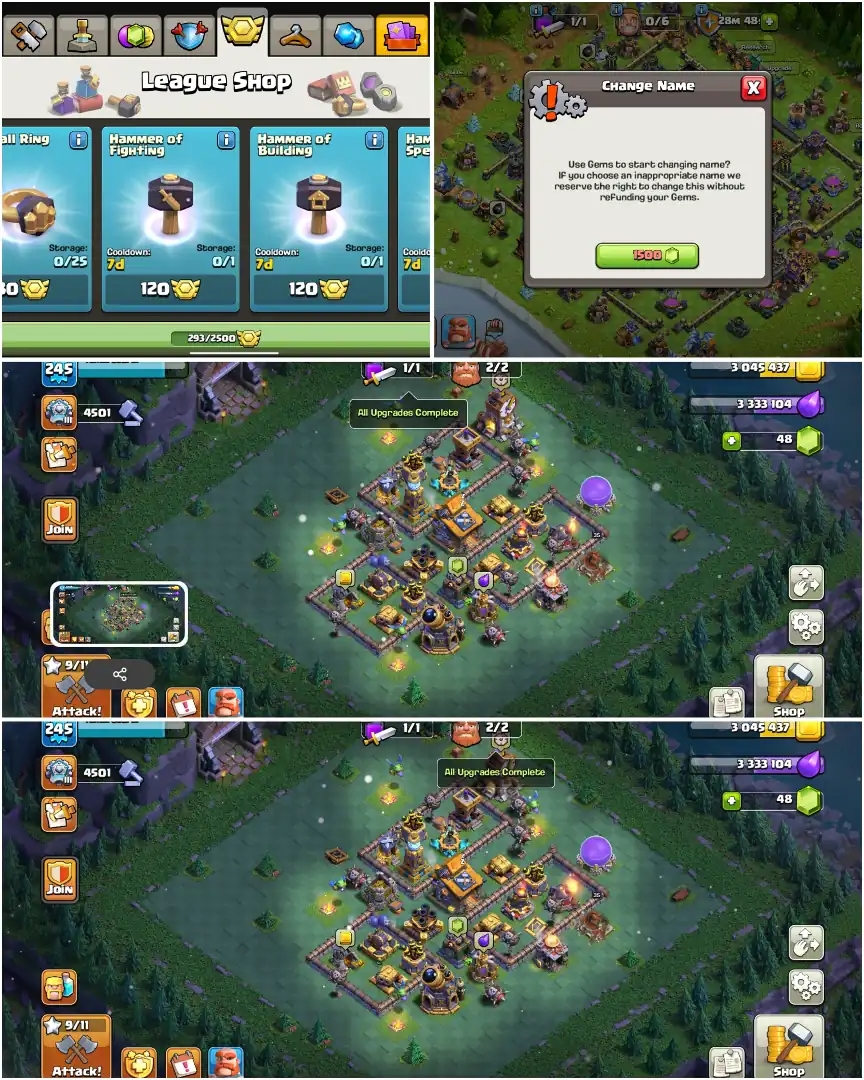 christmas Offer | Th18 Close Max | 5 Heroes 100% Max | 4 Epic Max | Max Dfc | Max Profile | Xp-245 | 2470 Ws | Full Access | Max Wall | Best Deal - Global
