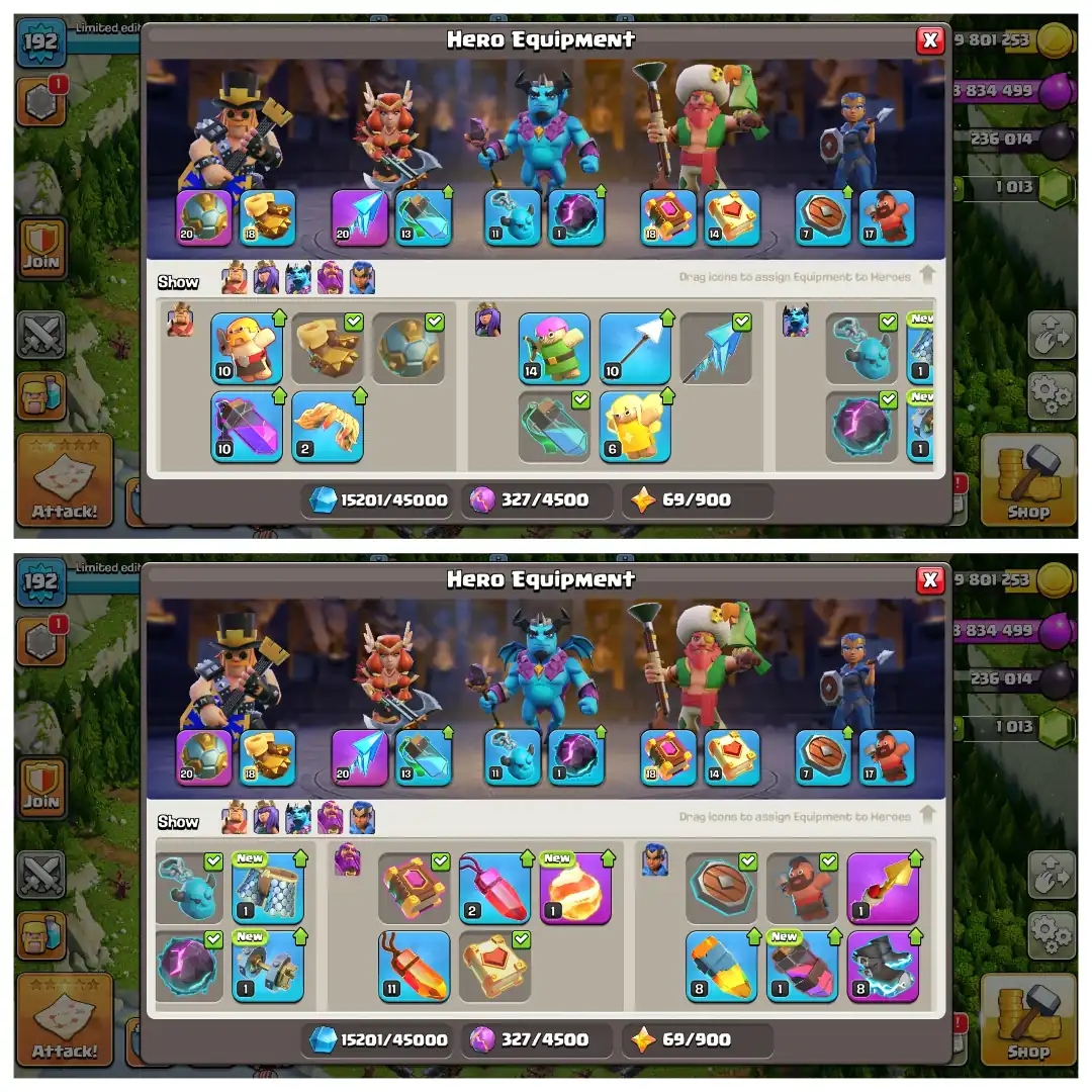 Christmas Offer🎄Th 17 High Quality Account👈Good Epic Equipment🎄Heros 66-86-63-63-29✨Huge Collection - Global