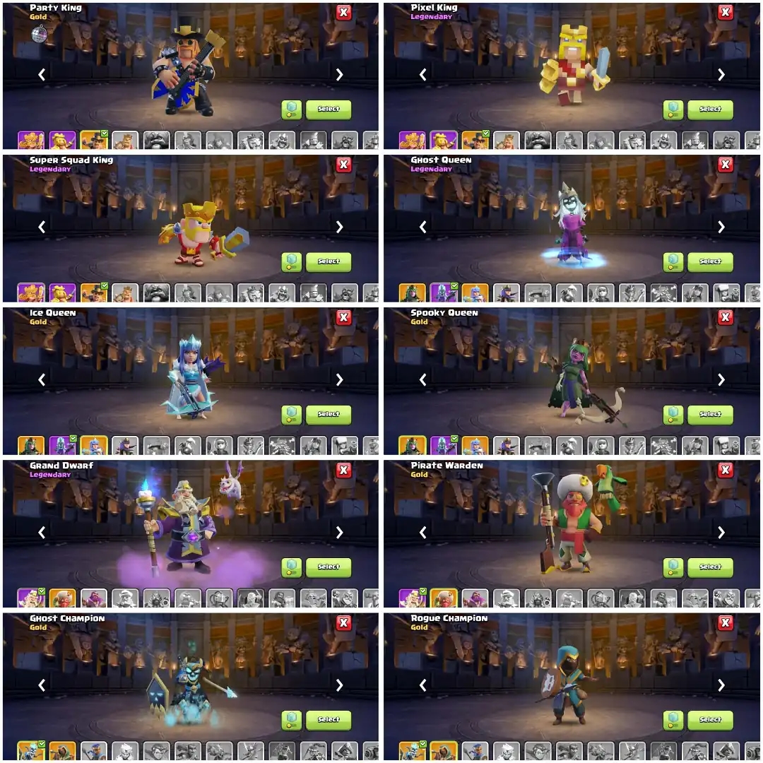SUPER CHEAP✦TH 16 NEAR MAX✦ NC YES✦1 PREMIUM SCENERY✦ HERO|81|83|65|55|34✦TH 15 MAX TIPE✦10X HERO SKIN✦HIGH EPIC ✦PURPLE WALL MAX DFC - Global