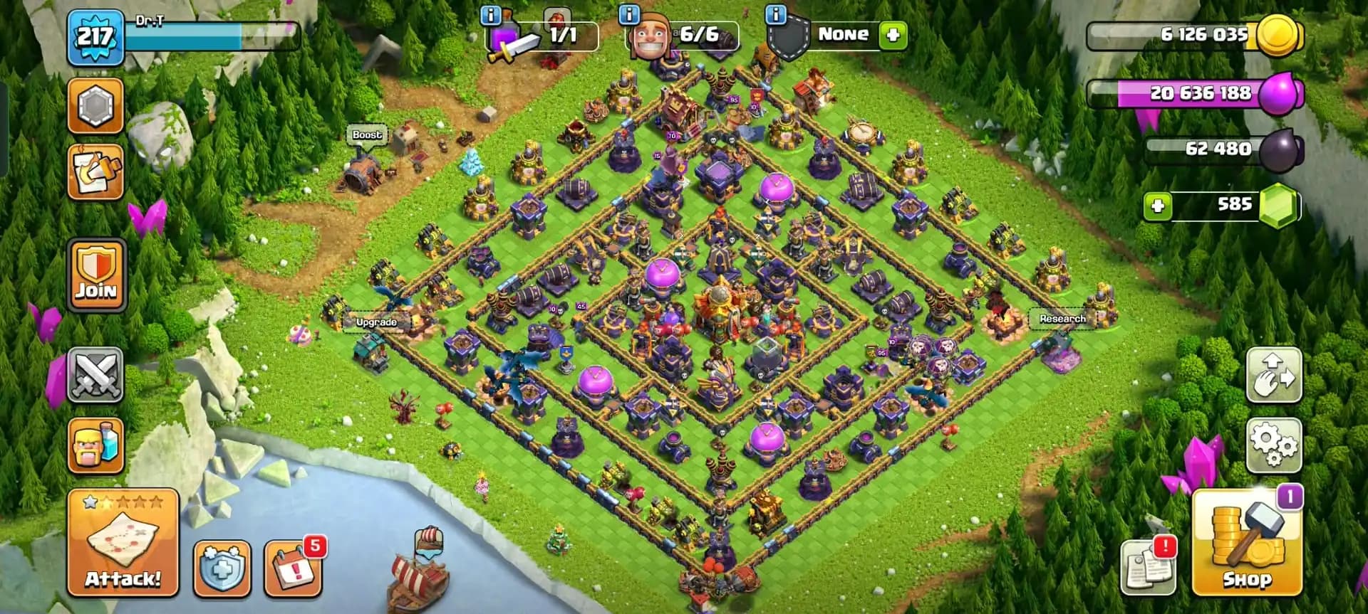 VERY BEST DEAL✦TH 16 AWESOME ACC✦HERO|75|90|62|65|40✦HIGH EPIC✦MAX TIPE DFC✦HIGH PET✦ SIEGE WOW✦6B✦EVERITHING GD