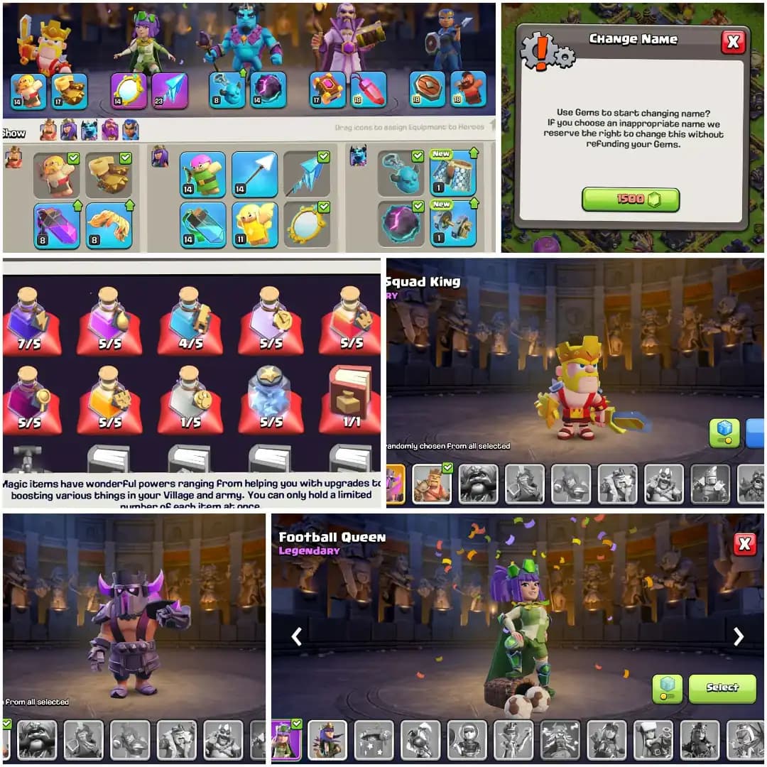 VERY BEST DEAL✦TH 16 AWESOME ACC✦HERO|75|90|62|65|40✦HIGH EPIC✦MAX TIPE DFC✦HIGH PET✦ SIEGE WOW✦6B✦EVERITHING GD