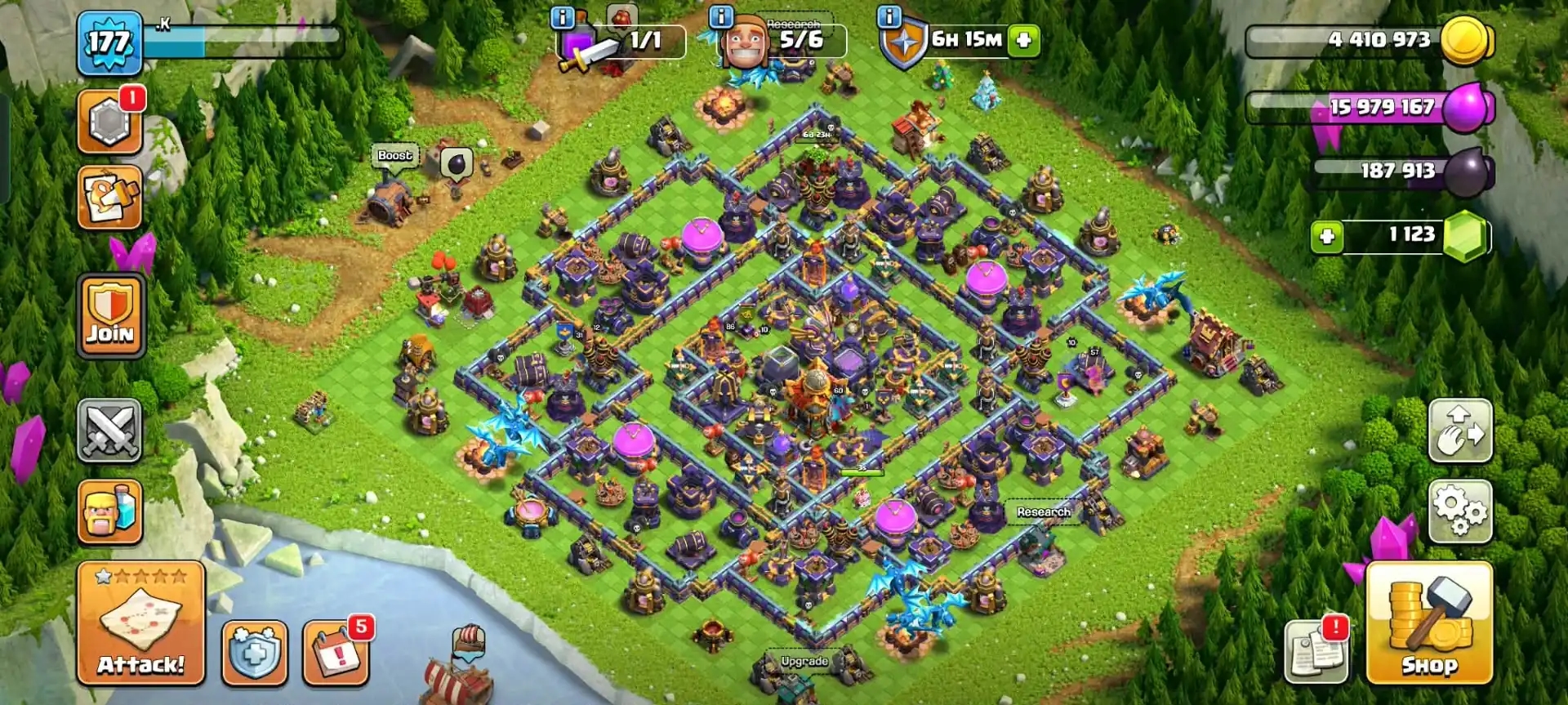BEST DEAL✦TH 16 AWESOME ACC ✦HERO|81|86|60|57|31✦HIGH EPIC ✦11X HERO SKIN✦HIGH DFC✦NC YES✦BUILDER APP MAX✦VERY GD PROFILE✦6B✦HIGH WALL - Global