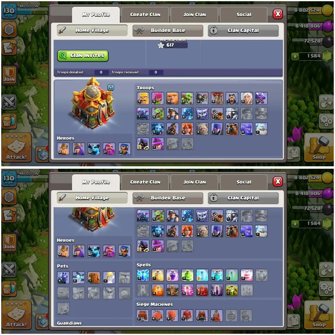 SUPER CHEAP✦TH 16 DONATION✦ HERO|58|59|42|37|21✦HIGH EPIC✦ NC YES✦DARK BLUE WALL✦VERY HIGH DFC AND PROFILE✦EVERY SIDE VERY GOOD✦4 HERO SKIN✦ - Global