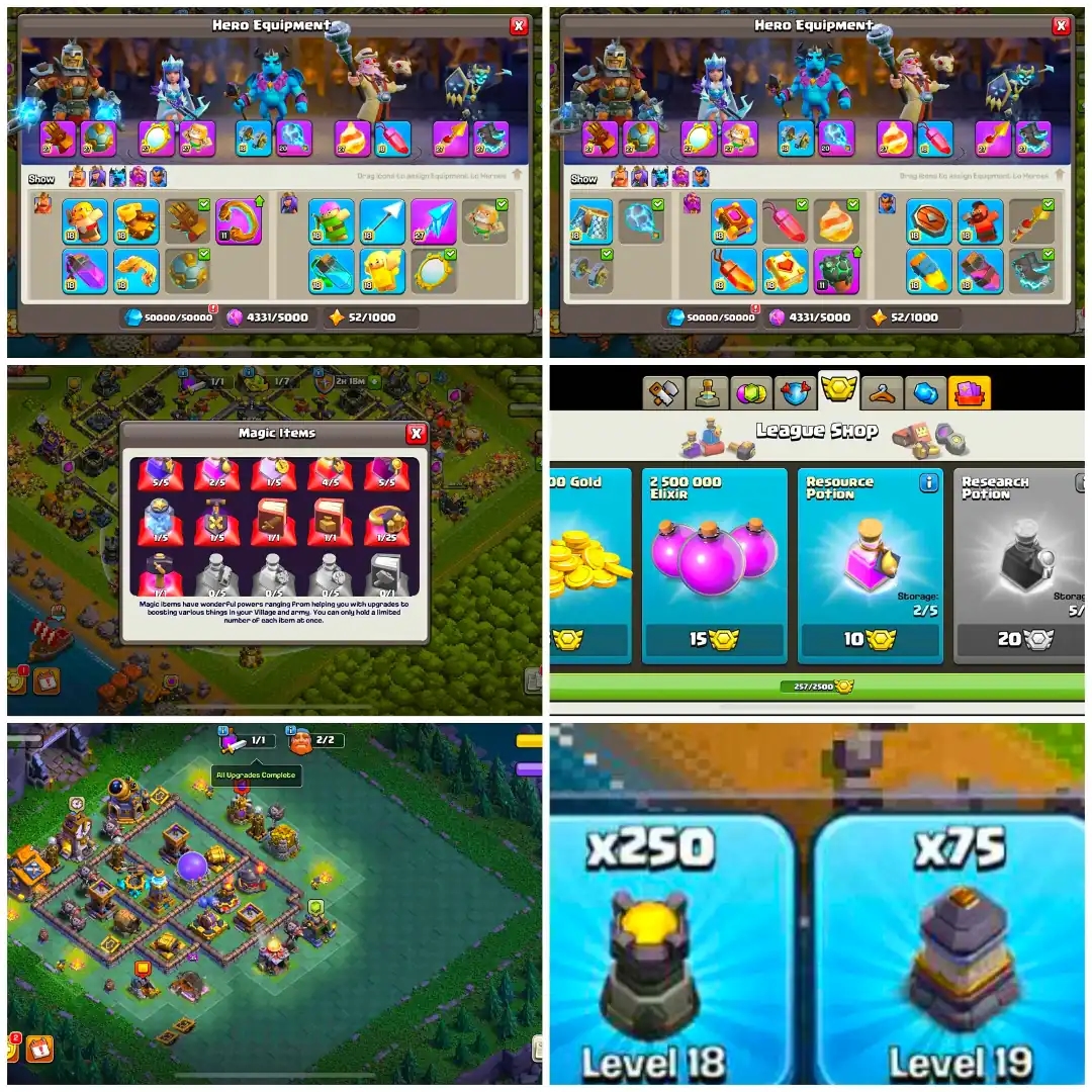 EXP-240 ➤TH18 NEAR MAX | 8 EPICS MAX ➤ALL EPICS HIGH ➤HEROS- 100-105-90-76-50➤13 EPIC EQUIPMENT ➤NC- AVL | FULL ACCESS - Global