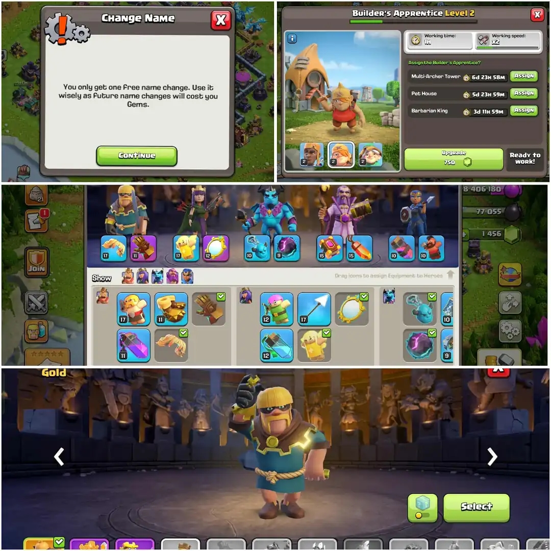 TH 16 QUALITYFULL ACC✦ HIGH DFC✦HERO|60|60|44|50|21✦FREE NC✦HIGH EPIC✦ 8 PRT AND 7 SIGE HIGH LEVEL ✦EVERY SIDE HIGH - Global