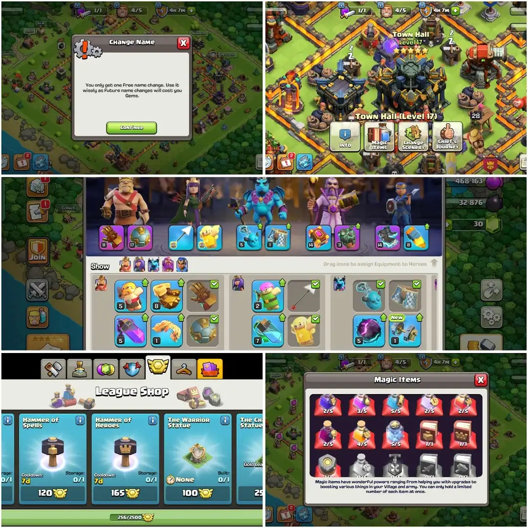 TH 17 GREAT DONATIONS✦ NC YES✦HERO|28|35|28|18|21 ✦ORENGE WALL✦HIGH DFC ✦BASE 5 STAR✦7 PET AND 3 SIEGE✦WOW MAGIC ITEM✦ HIGH EPIC✦ - Global