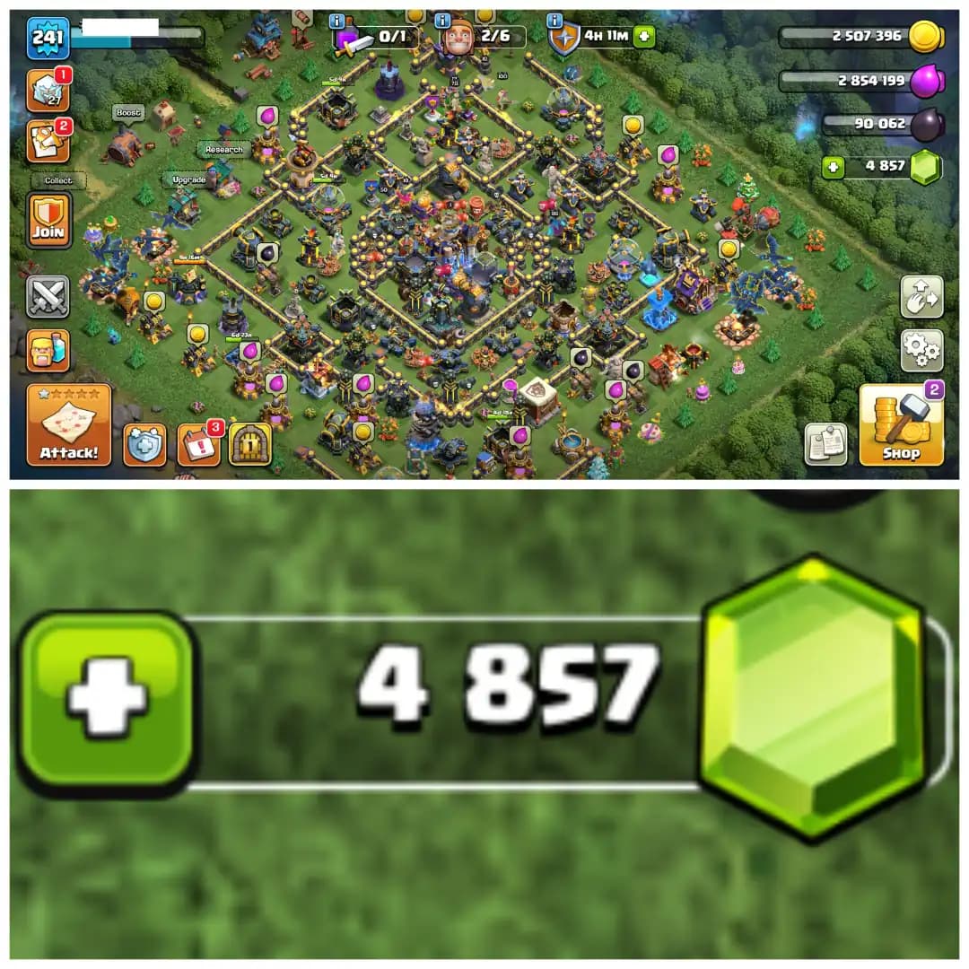 TH18 Almost Max π XP 241 π 7 Epic Equipments π 2 Epics Max π BK100 AQ100 MP86 GW78 RC50 π Name Changeable π 9 Skins π Instant Delivery