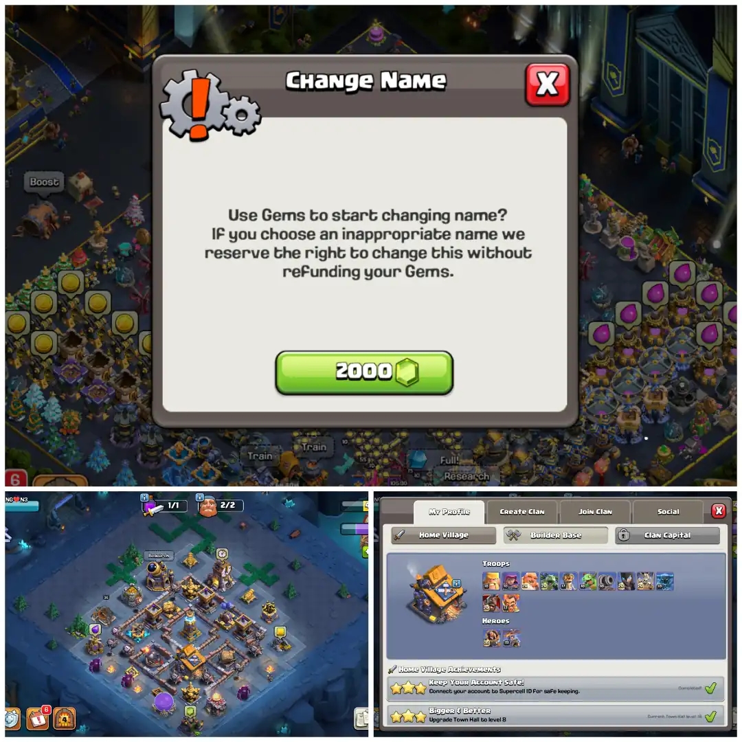 TH18 Rarest Ever Max 👑 28000 Gems 👑 Crazy Stacked Old Clash Trees 👑 10 Epic Equipments 👑 6 Epics Max 👑 Justice Scenery 👑 - Global