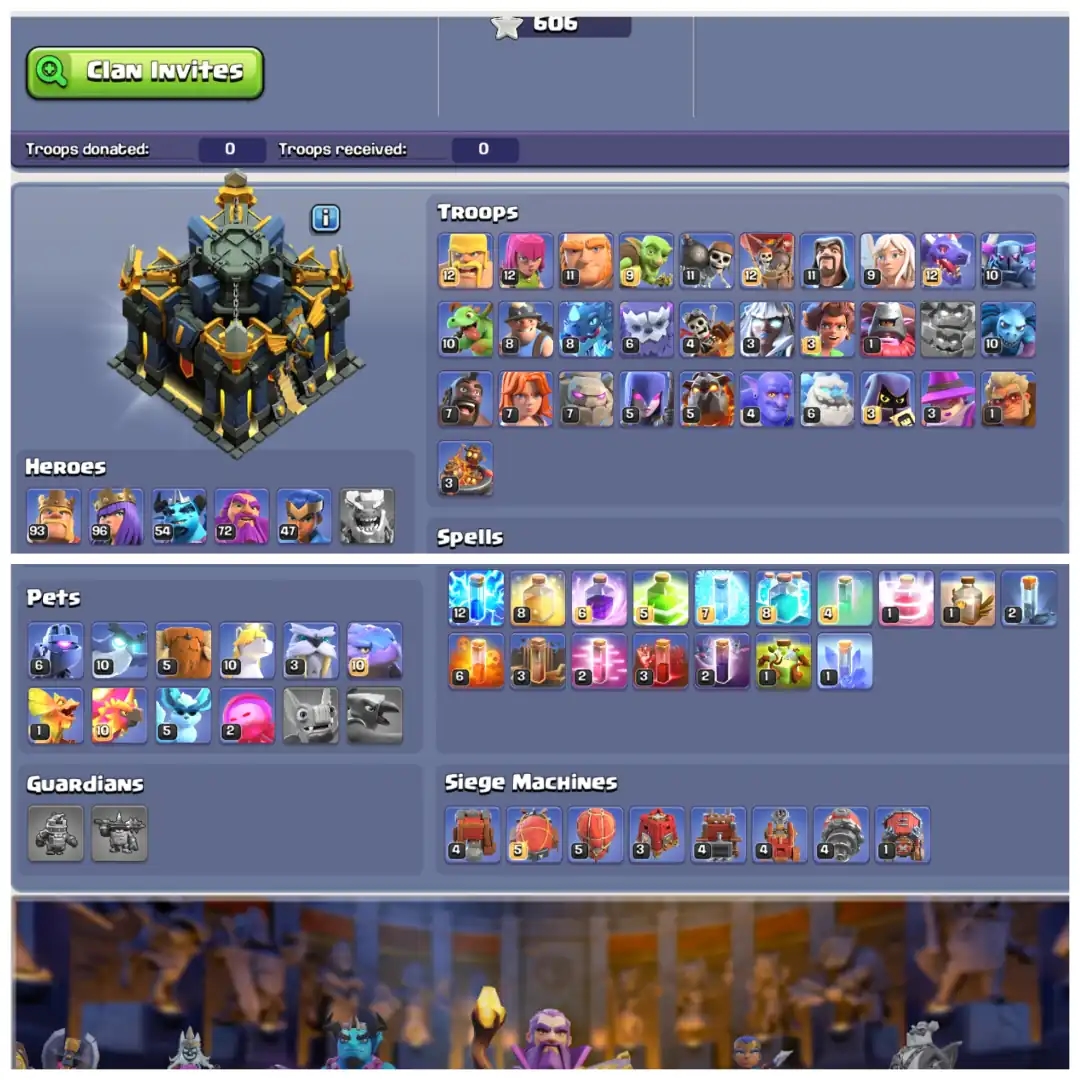 TH17 Near Max ❄️ All Apprentice Max ❄️ Rare All 15 Epic Equipments ❄️ Snow Scenery ❄️ Free Name Change ❄️ Fully Stacked Items and Medals ❄️ - Global