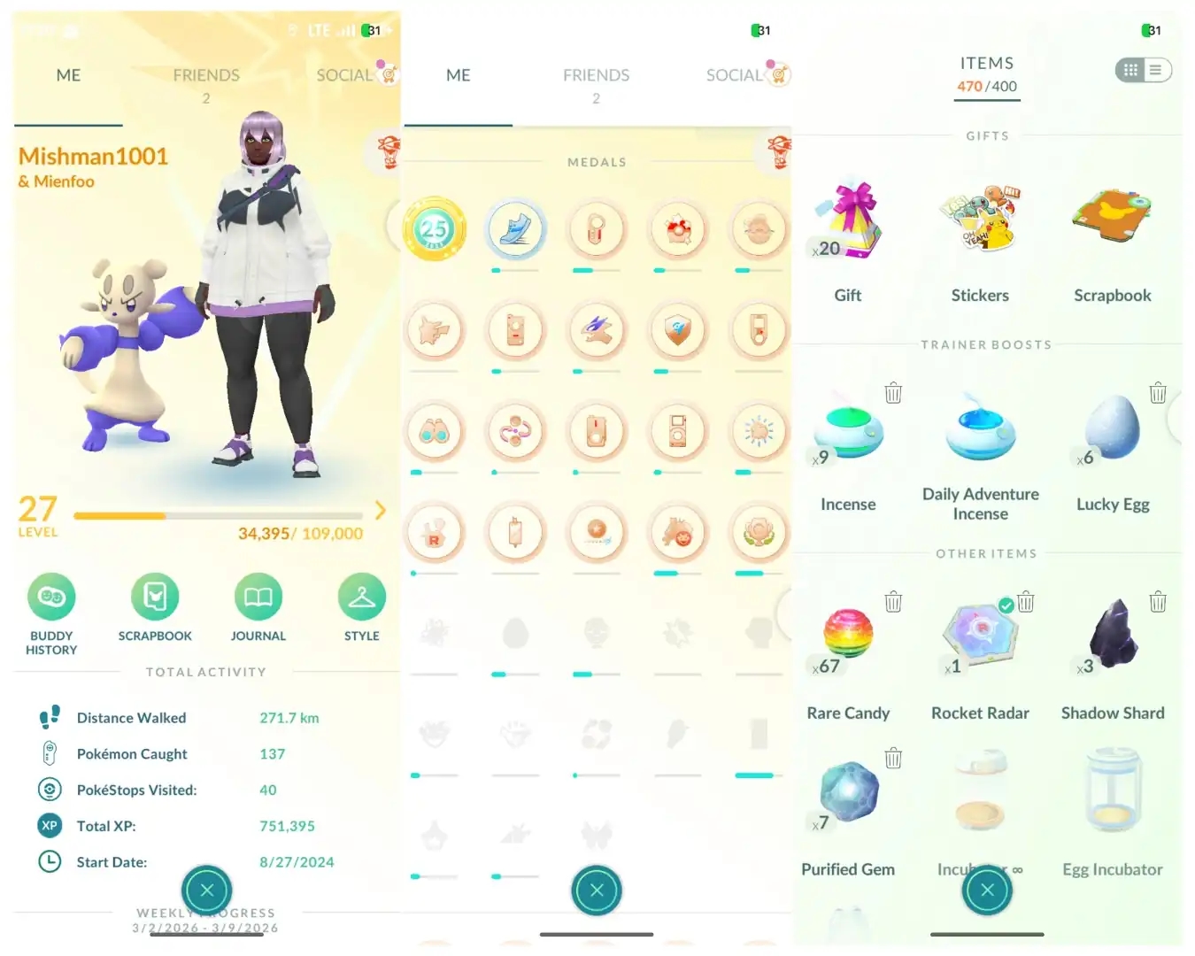 βοΈ INSTINCT TEAM STACKED βοΈ 4 SHINY LEGENDARY βοΈ 4 SHADOW LEGENDARY βοΈ 3 SPECIAL BG βοΈ 2 LOCATION BG βοΈ 26 LEGENDARY βοΈ 20 PURIFIED βοΈ - Global