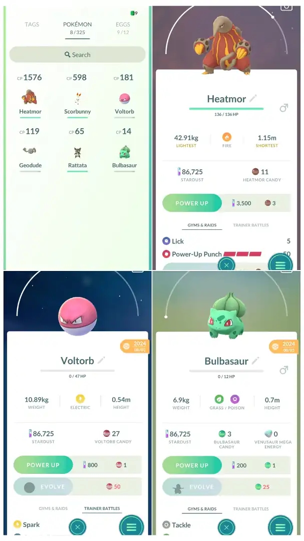 π LEVEL 35 VALOR 2024 CREATION π STARTER READY π BULBASAUR π HEATMOR π SCORBUNNY π VOLTORB π - Global
