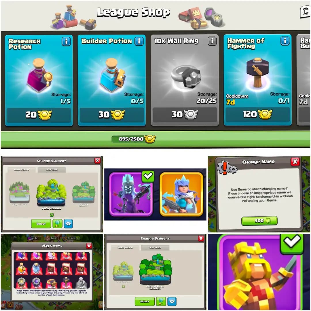 SUPER DEAL | TH16 NEAR MAX | 4000 GEMS | XP-220 | HEROES: 80-88-61-59-32 | 2788 WS | 895 MEDALS | NC YES | FULL ACCESS | 6B