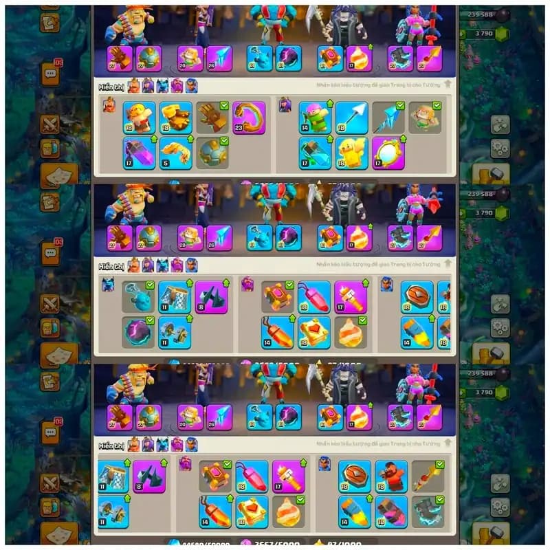 Th18 Almost Max | 5 Hero Max➤➤11 Epic Equipment➤➤Wall Max➤➤Max Builder Base Profile➤➤Nc Available➤➤3k Gems➤➤Many Skin Dragon Scenery