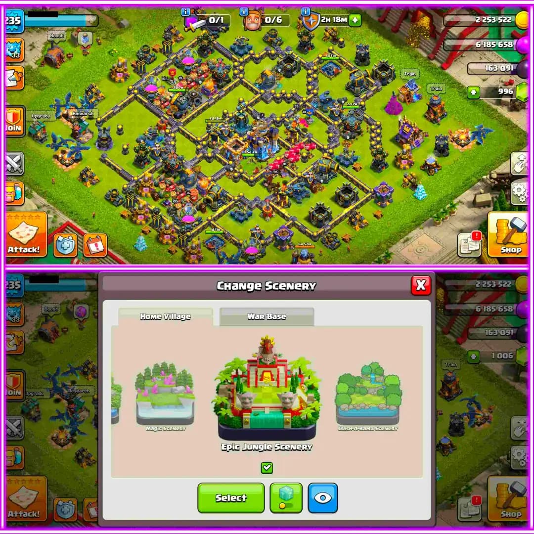 【5 Hero Max➾Wall Max】✪Th18 Near Max✪【Global Rarest Equipment Max】✪3 Helper Max✪Xp-235 | Best Account✪Full Ownership